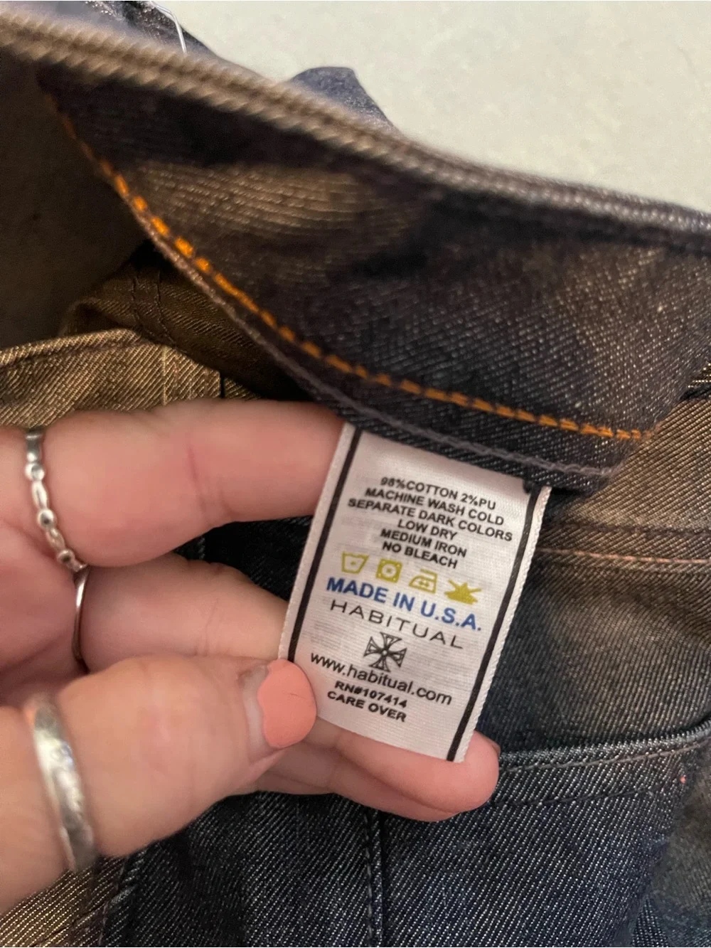 Habitual Bootcut Jeans - Embroidery straight leg - Picture 6 of 6